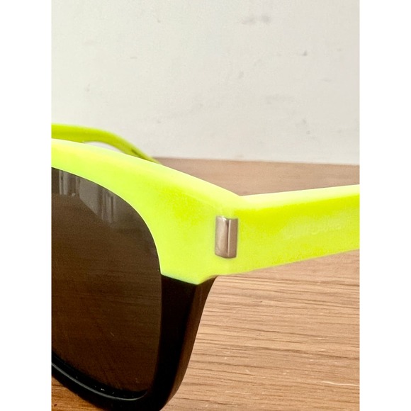 Saint Laurent Green Black Unisex Square Sunglasses SL 51 - Picture 4 of 9